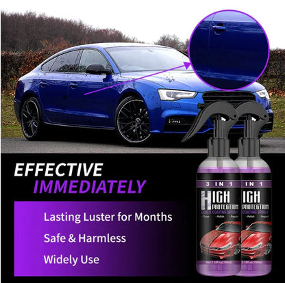 3 in 1 High Protection Ceramic Coating Spray (Buy 1 Get 1 Free)
