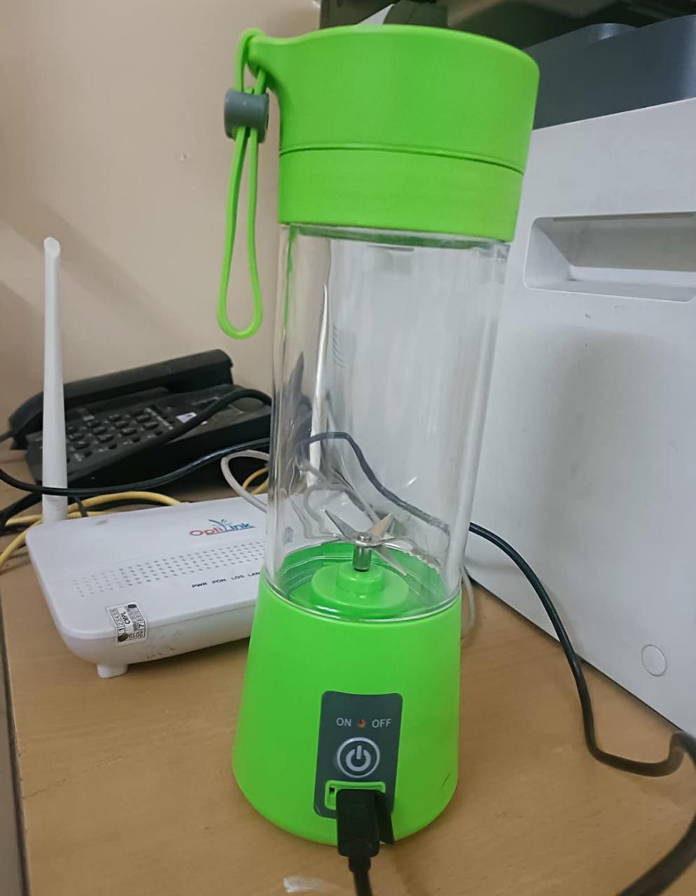 Portable Electric USB Juice Maker Bottle | Blender Grinder Mixer